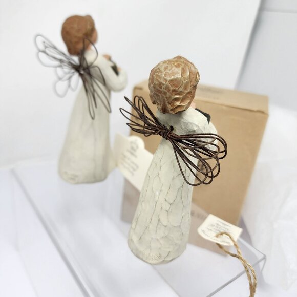 Willow Tree Angel Of Learning Figurine & Ornament Set By Susan Lordi Demdaco - Picture 4 of 8